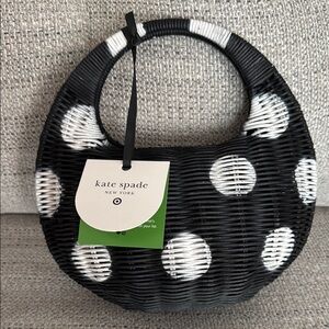 Kate Spade Black and White Polka Dot Shoulder Bag